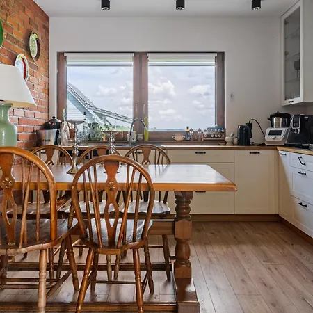 Dom W Chmielnie Na Wzgorzu Semesterbostad *