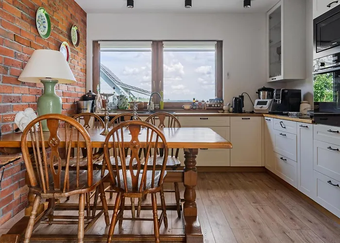 Dom W Chmielnie Na Wzgorzu Semesterbostad *